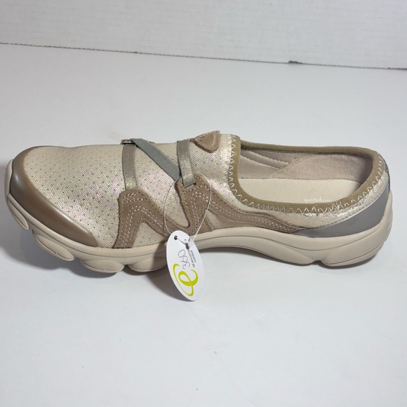 Easy Spirit Shoes - Easy Spirit e360 Women's Slip-on SZ 9.5 Cream Tan Gray Riptide Clogs NWT
